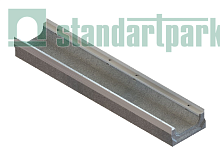 Лоток водоотводный бетонный BetoMax Drive ЛВ-15.21.10-БВ с РВ щель ВЧ (комплект) 04217633309, класс С250, Стандартпарк