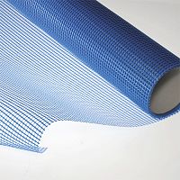 Щелочестойкая стекловолоконная сетка для армирования гидроизолирующих составов MAPENET 150, синий, 50 м – ТСК Дипломат