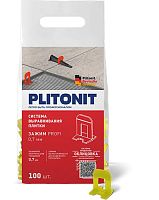 Система выравнивания плитки PLITONIT  зажим SVP-PROFI, 0,7 мм, 100 шт. в пакете