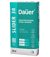 Штукатурка гипсовая машинного и ручного нанесения, легкая серая Dauer Slider 38, 30 кг