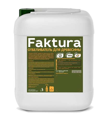 Отбеливатель FAKTURA для древесины, канистра 5 л