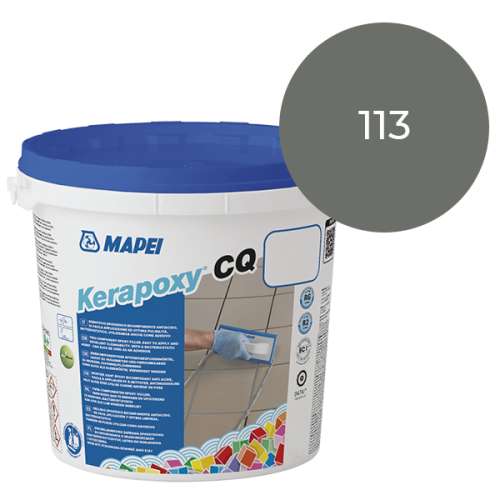 Шовный заполнитель (затирка) KERAPOXY CQ №113, темно-серый, Mapei, 2 кг – ТСК Дипломат