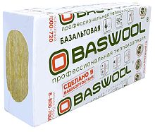 Минеральная вата Baswool (Басвул) Лайт 45 (1200х600х50 мм), 4,32 м2, 6 шт. (0,216 м3) – ТСК Дипломат