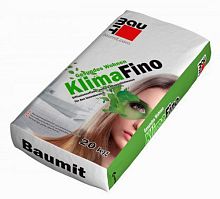Шпатлевка известково-цементная Baumit KlimaFino, 20 кг