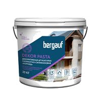 Декоративная штукатурка силикатно-силиконовая DEKOR PASTA 2 мм, 25 кг, Bergauf