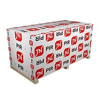 Утеплитель/Теплоизоляция LOGICPIR Prof Ф/Ф Г1 2385х1185х40, L-кромка, Технониколь, PIR-плиты с обкладкой из фольги