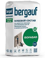 ISOFASAD Зимний, 25 кг, Состав для плит из пенополистирола и минеральной ваты, Bergauf