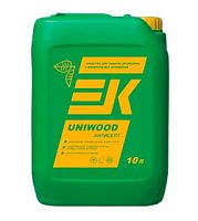 EK UNIWOOD АНТИСЕПТ средство для защиты древесины и минеральных оснований, канистра 10 л – ТСК Дипломат