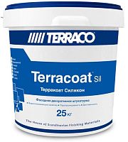 Декоративная штукатурка Terraco TERRACOAT BT Silicone на силиконовой основе с песчаной текстурой 25 кг ведро – ТСК Дипломат