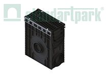 Пескоуловитель пластиковый  сборный PolyMax Drive ПУC-20.26.60-ПП на защелках с РВ щель ВЧ кл.D (к-т) 085800734Z3, класс D400, Стандартпарк