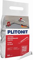Система выравнивания плитки PLITONIT Клин SVP-PROFI белый, 50 шт. в пакете