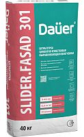 Штукатурка цементно-известковая выравнивающая облегченная DAUER SLIDER® FASAD 301, 40 кг