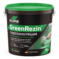 Гидроизоляция эластичная (герметик) GLIMS GreenResin (Г-9010) 15 кг, ведро – ТСК Дипломат