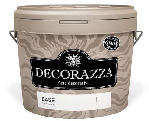 Decorazza Base/Декоразза Бейс подложечная краска-грунт для нанесения декоративных покрытий, 0.9 л – ТСК Дипломат