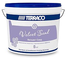 Velvet Sand Солома - блестящее интерьерное покрытие с кварцем, 5 кг ведро – ТСК Дипломат
