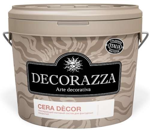 Decorazza Cera Decor/ Декоразза Чера Декор натуральный воск в водном растворе с добавками для фактурных покрытий, 1 л – ТСК Дипломат