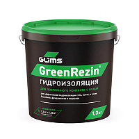 Гидроизоляция эластичная (герметик) GLIMS-GreenResin (Г-9010) 1,3 кг, ведро – ТСК Дипломат