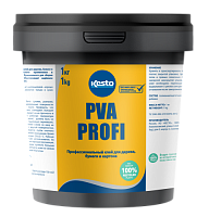Профессиональный клей для бумаги, картона, дерева PVA Profi, 1 кг, Kesto