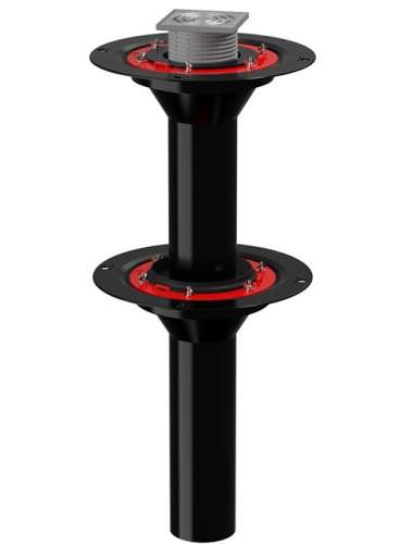Воронка кровельная двухуровневая VM 110х450+VMN+SOsP