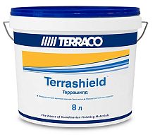 Акриловая краска Terraco для фасадных работ TERRASHIELD 8 л – ТСК Дипломат