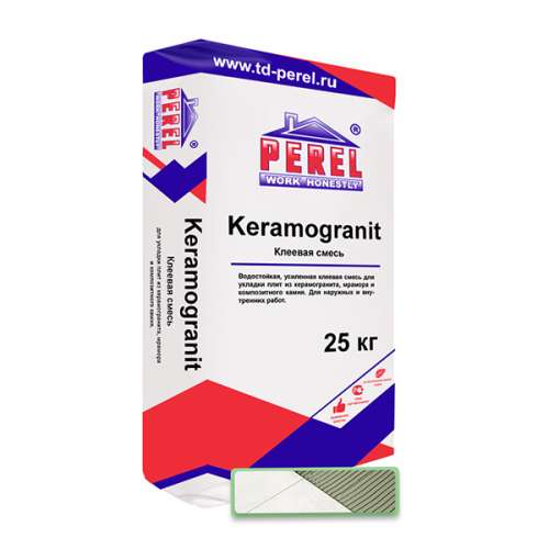 Perel Keramogranit C1T, клей для плитки, 25 кг – ТСК Дипломат
