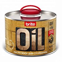 Масло-воск BRITE FLEXX для столешниц, банка 0,5 л