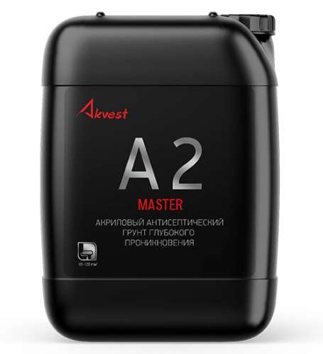 Грунтовка акриловая глубокого проникновения антисептическая А 2 Мастер 5 кг, Аквест