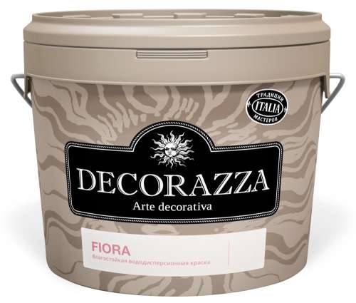 Decorazza Fiora база А / Декоразза Фиора Влагостойкая водно-дисперсионная краска для интерьеров, 9 л – ТСК Дипломат