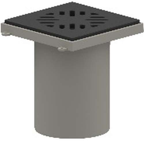 Надставной элемент с нержавеющей решёткой ТП-350NE.S