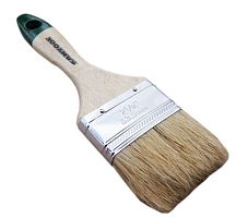 Кисть плоская с натуральной щетиной и деревянной ручкой 2,5", серия ЕВРО – ТСК Дипломат