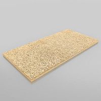 Панель акустическая FIBROPLAN f1 1195х595х25 мм (кромка прямая, неокрашенная, цемент белый)