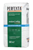 Штукатурка гипсовая влагостойкая Аквасайд, мешок 30 кг, Perfekta