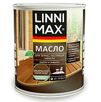 Средство (масло) защитно-декоративное для древесины LINNIMAX бразильский палисандр 0,75 л