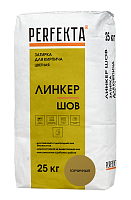 PERFEKTA Затирка для кирпича цветная Линкер Шов горчичный, 25 кг