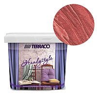 Полупрозрачная перламутровая краска Terraco HandyStyle HS-1039, тонирующее лессирующее покрытие для декоративной штукатурки, ведро 5 кг – ТСК Дипломат
