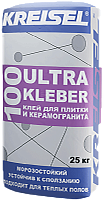 ULTRA KLEBER 100, Универсальный морозостойкий клей для керамической плитки и керамогранита, мешок, 25 кг, KREISEL – ТСК Дипломат