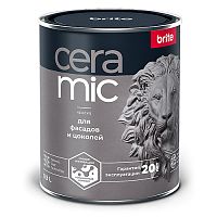 BRITE CERAMIC краска для фасадов и цоколей матовая, база С, 0,9 л