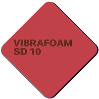 Эластомер Вибрафом (Vibrafoam)  SD 10 красный (2м х 0,5м x 12,5мм) 1м2 – ТСК Дипломат