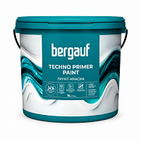 Грунт-краска водно-дисперсионная Techno Primer Paint (9 л/14,4 кг), Bergauf