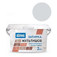 Затирка цементная Волма Мультишов, серебристо-серый, 2 кг – ТСК Дипломат