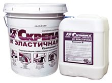 Скрепа 2К (А+В компоненты), эластичная, ведро 30 кг