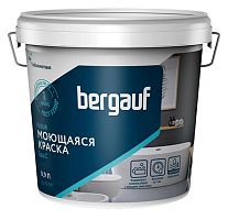 FLEUR 0,9 л (1,3 кг) База C, прозрачная, Матовая краска водно-дисперсионная интерьерная для внутренних работ, Bergauf