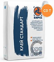 Клей для кафеля Стандарт БИРСС, 25 кг