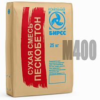 Цементно-песчаная смесь М400 БИРСС 53, 25 кг