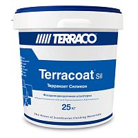 Декоративная штукатурка Terraco TERRACOAT MICRO (G) SILICONE на силиконовой основе с мелкой текстурой типа «шагрень» 25 кг ведро – ТСК Дипломат