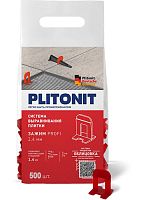 Система выравнивания плитки PLITONIT  зажим SVP-PROFI, 1,4 мм, 500 шт. в пакете