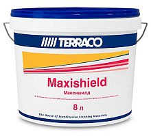 Акриловая краска Terraco для фасадных работ MAXISHIELD База Pastel, 8 л ведро