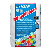 Mapeclinker, оттенок 114 (Антрацит), 25 кг, Гидрофобный цветной раствор для заполнения швов и кладки – ТСК Дипломат