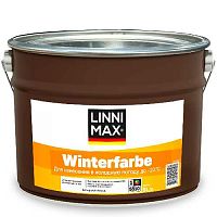 Краска органорастворимая для наружных работ LINNIMAX Winterfarbe / ВинтерФарбе База 3, 8,46 л
