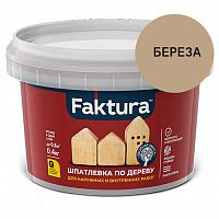 Шпатлевка FAKTURA по дереву береза, банка 0,4 кг